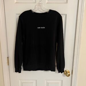 Black Non-Toxic Sweatshirt